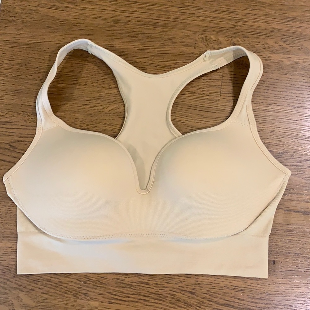 SHEIN Cream Sports Bra
